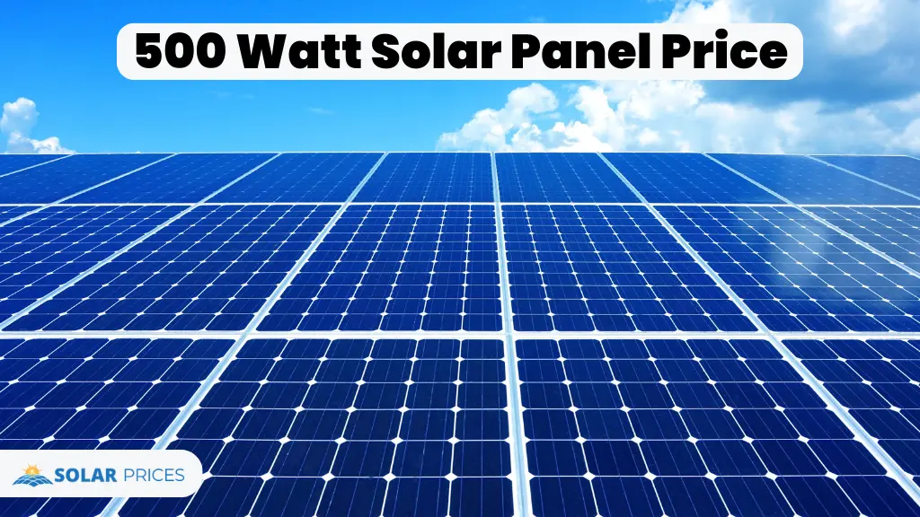 Top 500 Watt Solar Panel Price in Pakistan | Latest Solar Prices