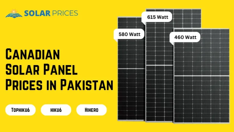Canadian Solar Panel Prices in Pakistan – Non-stop Electricity
