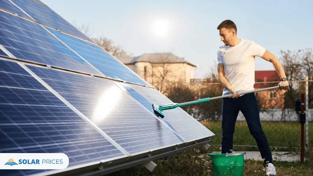 DIY Solar panel cleaning