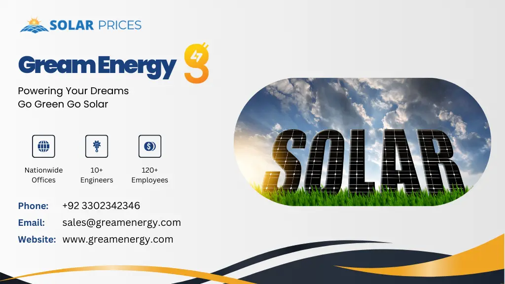 Gream Energy best solar company in pakistan