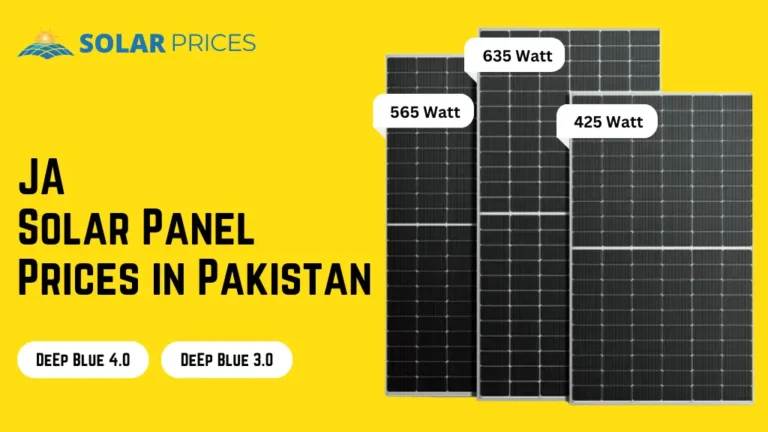 JA Solar Panel Prices in Pakistan | A Smart Solar Investment