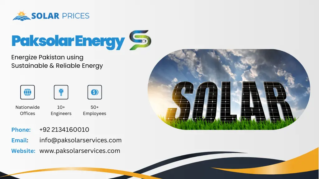 Paksolar Energy best solar company in pakistan