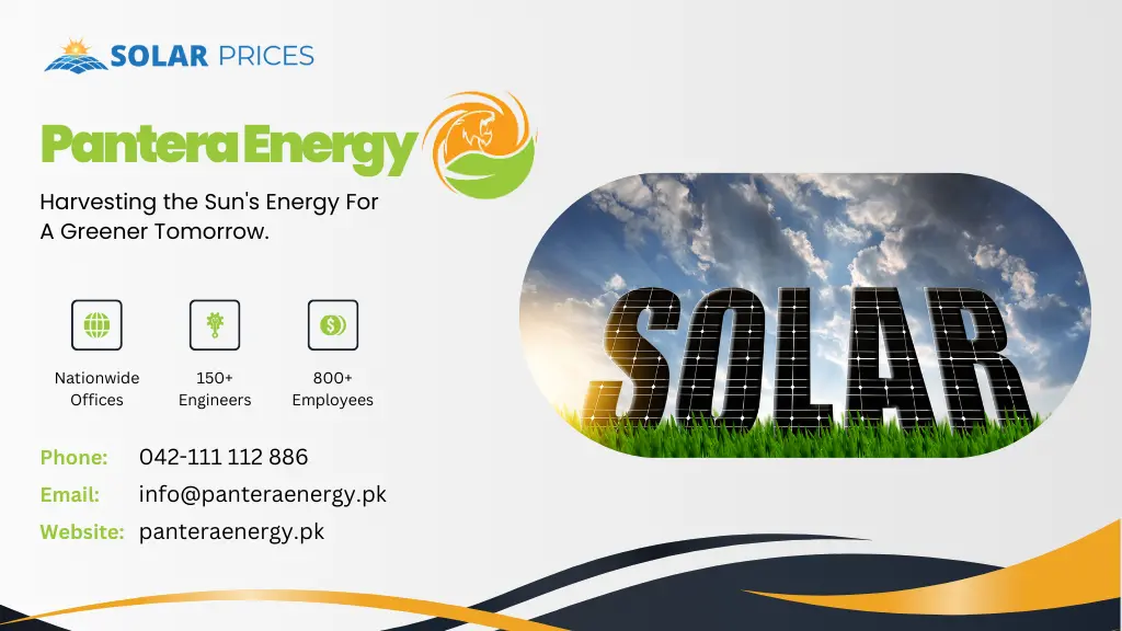 Pantera Energy the best solar company in Pakistan