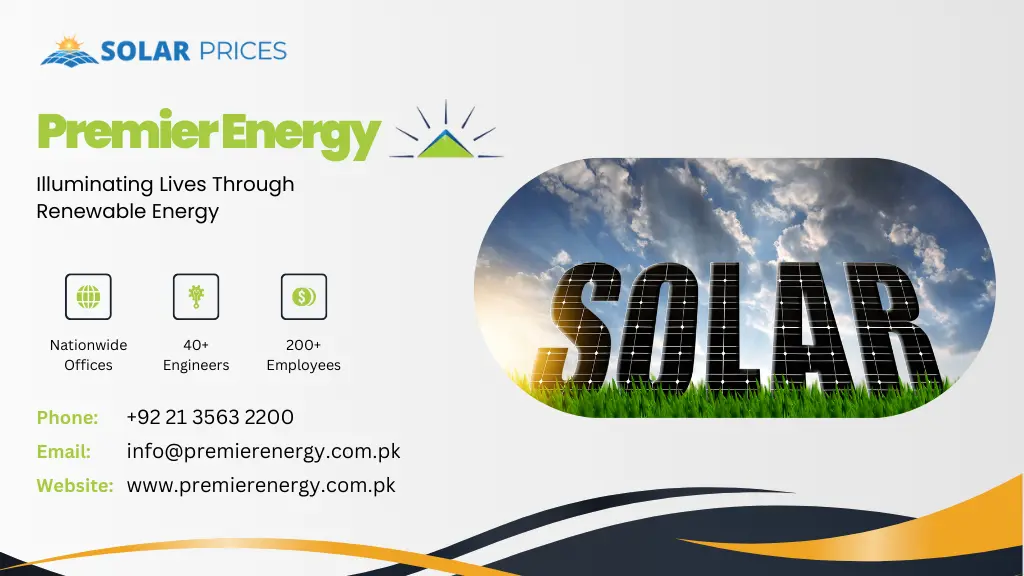 Premier Energy best solar company in Pakistan