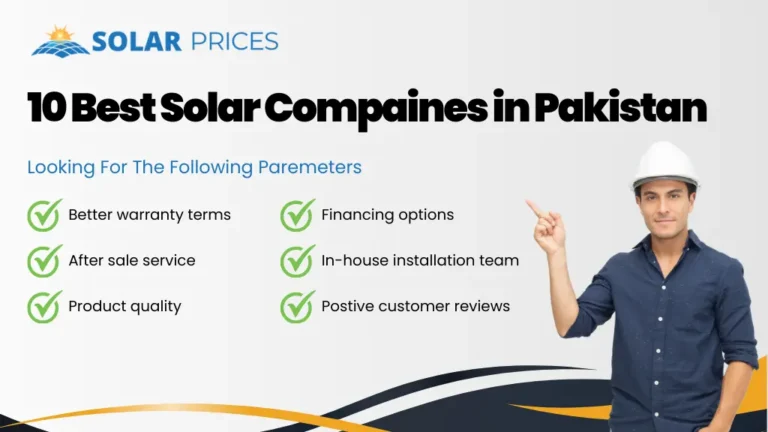 Top 10 Best Solar Companies in Pakistan 2024 | Do Research Before you Invest
