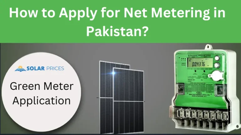 How to Apply for Net Metering in Pakistan? Green Meter Application