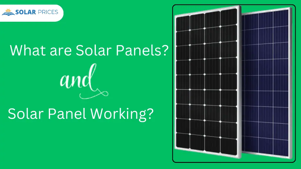 what are solar panels and solar panel working