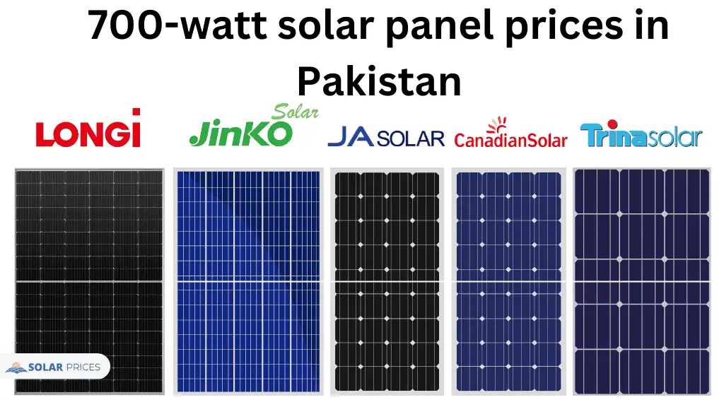 700 watt solar panel prices in Pakistan